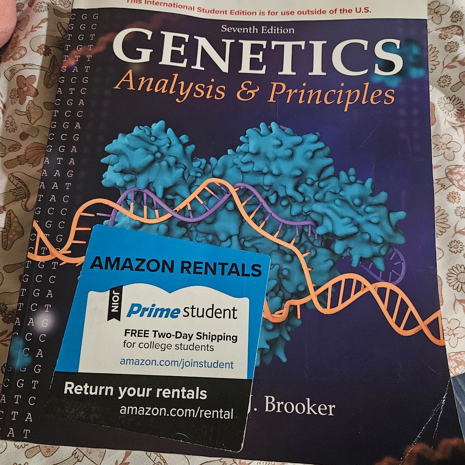 ISE Genetics: Analysis and Principles 7th edition