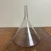 Antique Hand Blown Clear Glass Funnel Pat June 17 1884 Science Biology Chemistry