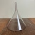 Antique Hand Blown Clear Glass Funnel Pat June 17 1884 Science Biology Chemistry
