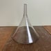 Antique Hand Blown Clear Glass Funnel Pat June 17 1884 Science Biology Chemistry