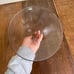 Antique Hand Blown Clear Glass Funnel Pat June 17 1884 Science Biology Chemistry
