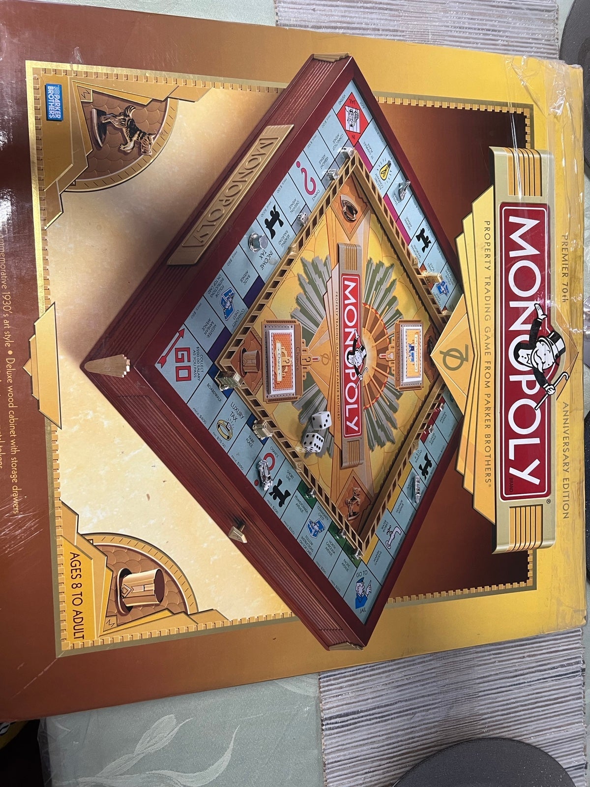 Monopolio Parker Brothers Premier 70th Anniversary Edition