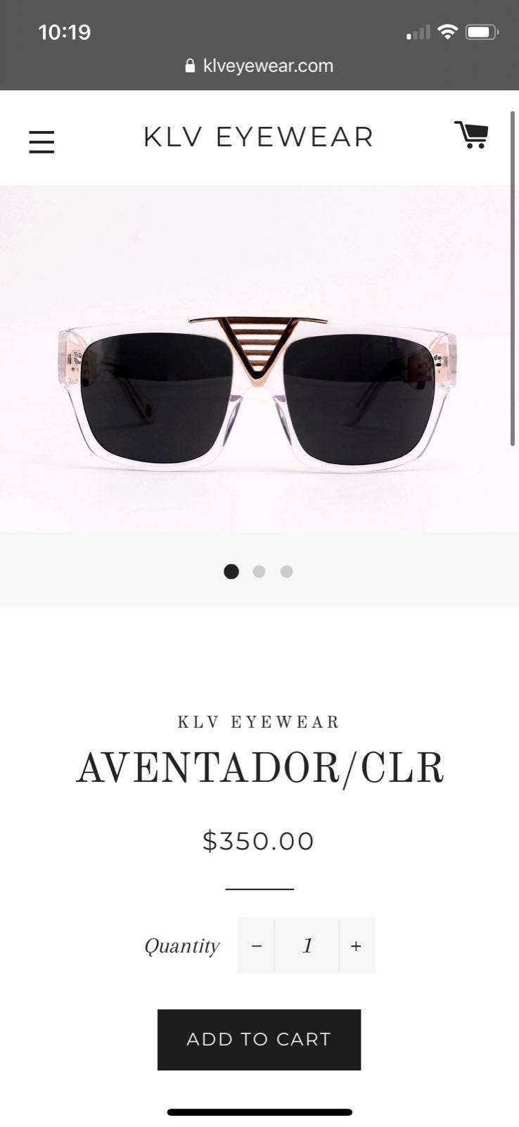 Klv Designer Eyewear Aventador CLR