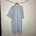 Vintage Angelica Baby Blue Striped Bathrobe