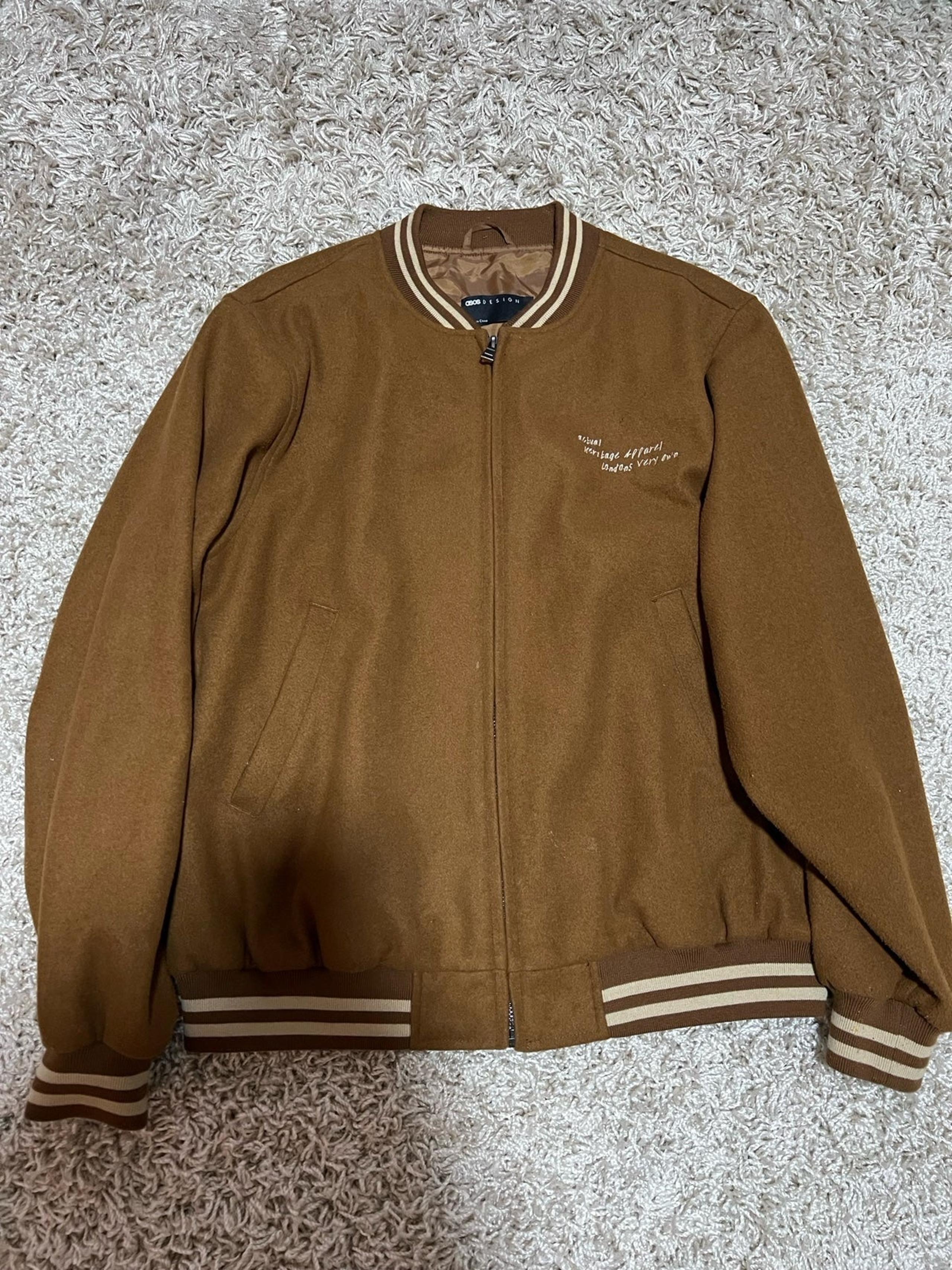 Mens ASOS Oversized Light Bomber Jacket