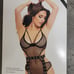 Leather Babydoll Lingerie Set