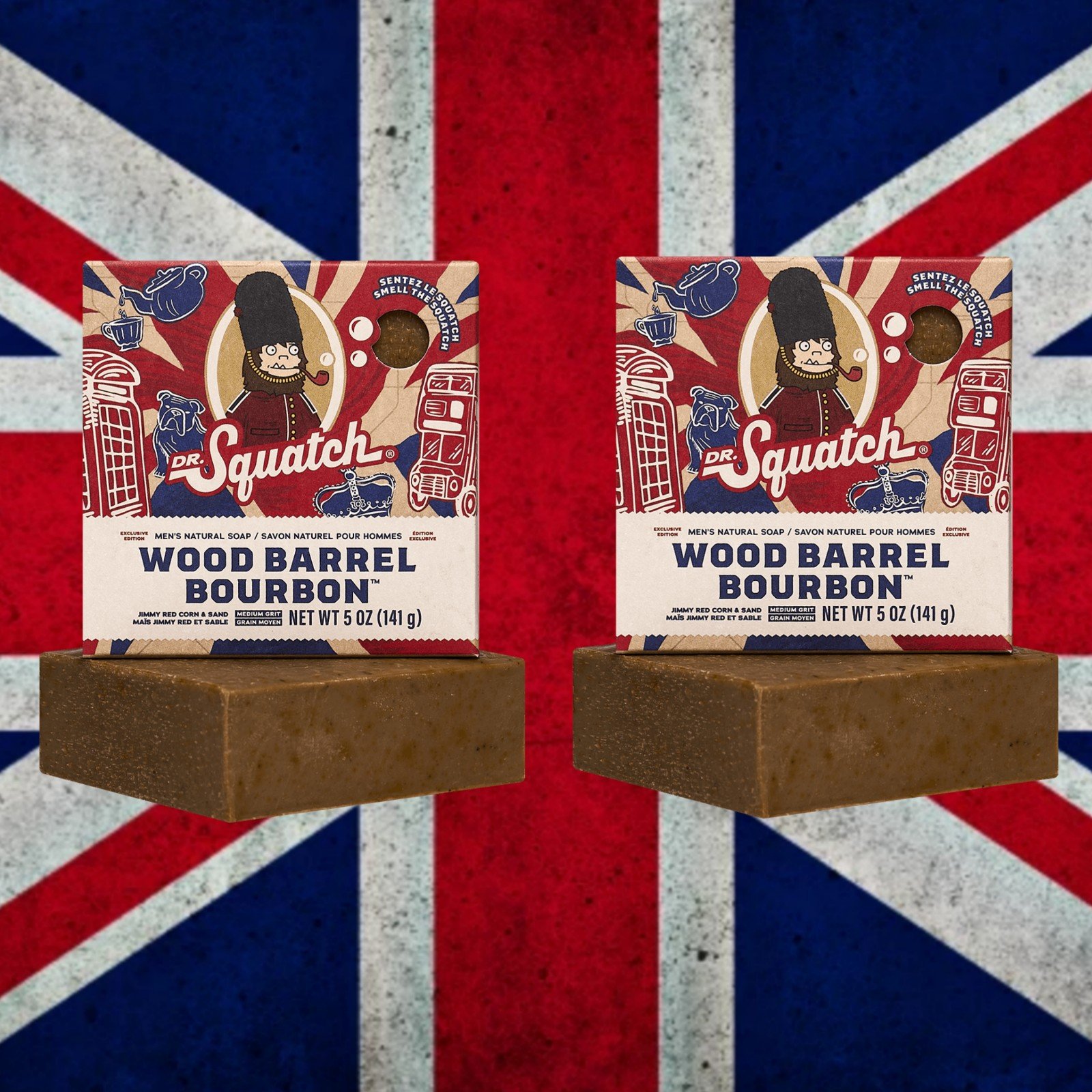 Dr Squatch UK Exclusive Wood Barrel Bourbon 2-Pack Free Shipping