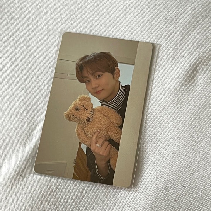 enhypen jungwon b:c teddy bear photocard pc