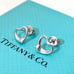 383【Tiffany】Silver Open Heart Earrings