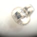 383【Tiffany】Silver Open Heart Earrings