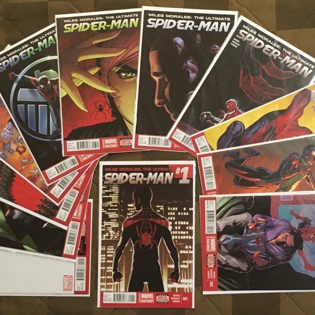 Miles Morales Ultimate Spider-Man 1-12 Complete Set 2014 2015 Doctor Doom Gwen