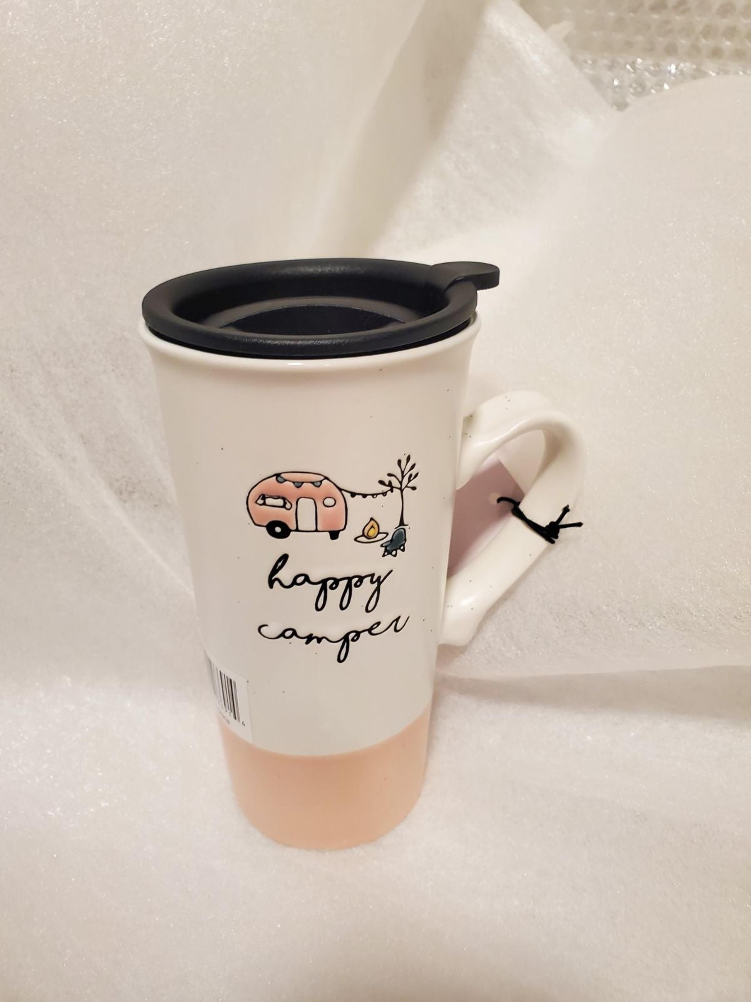 Happy Camper Travel Mug-NWT