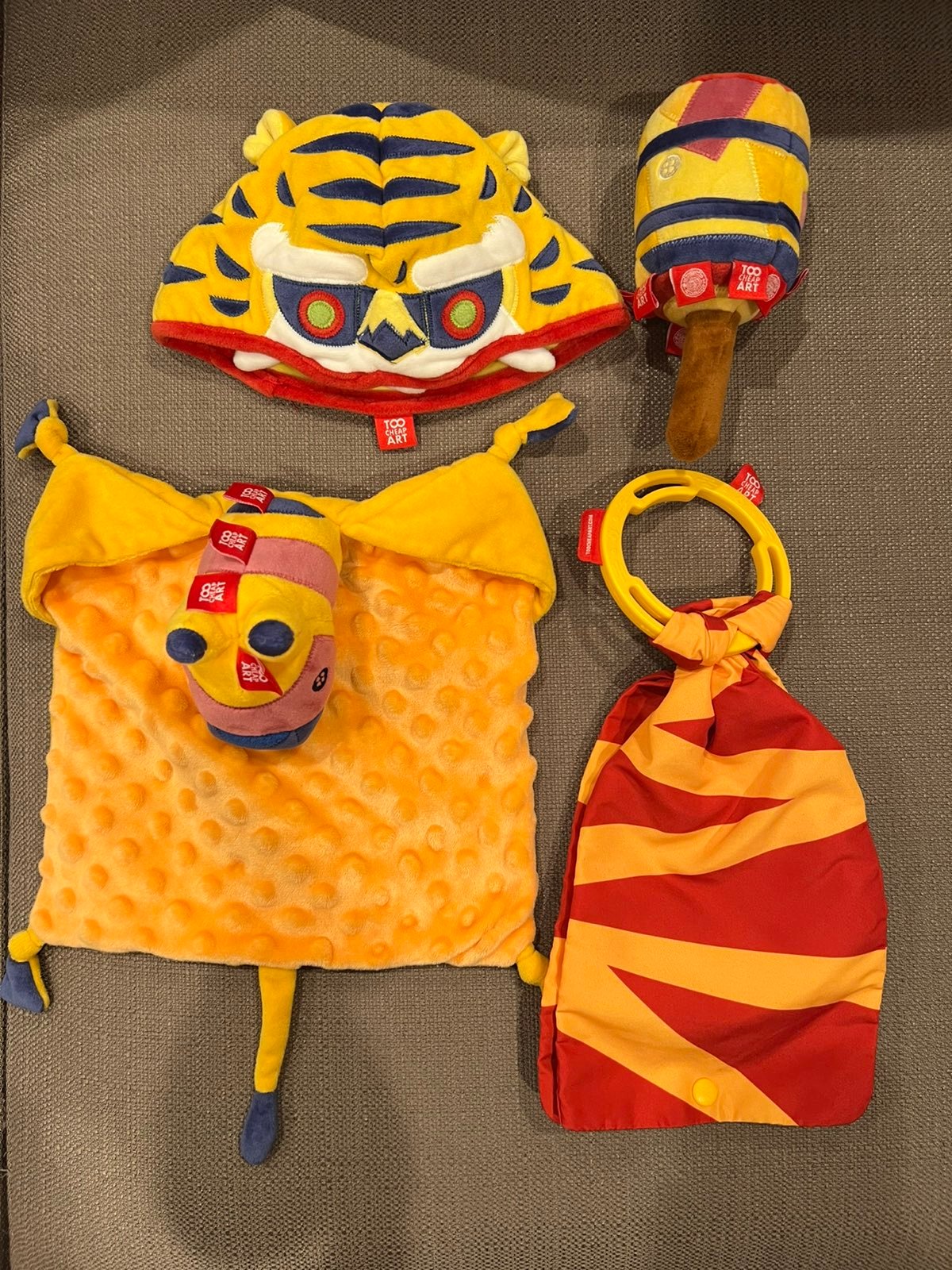 Toddler baby catch the week tiger set