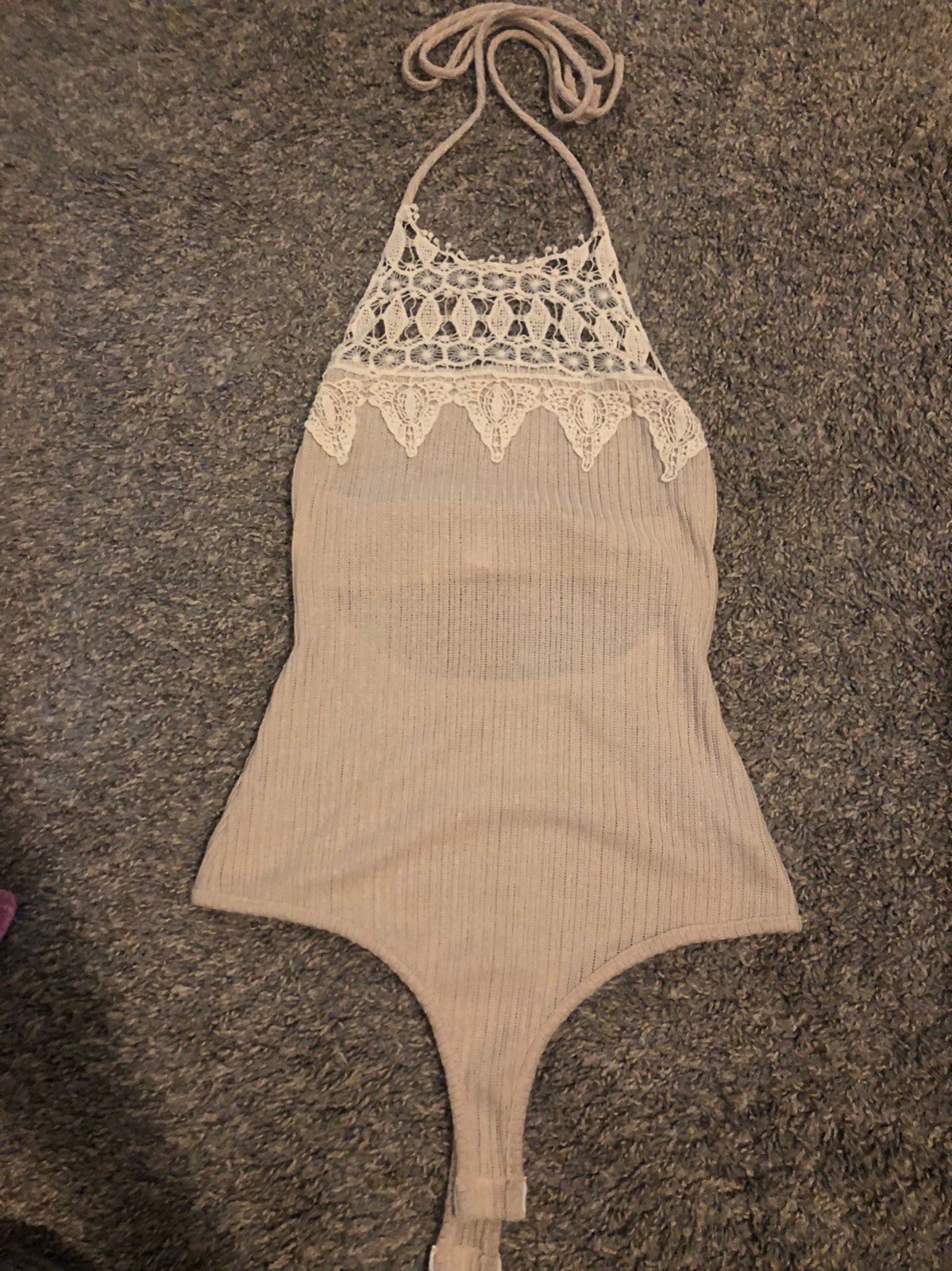 Dolls skill beige one piece