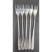 Oneida Korea Northland Stainless Post Road - Cocktail/Seafood Fork, Set of 5 Vtg