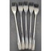Oneida Korea Northland Stainless Post Road - Cocktail/Seafood Fork, Set of 5 Vtg