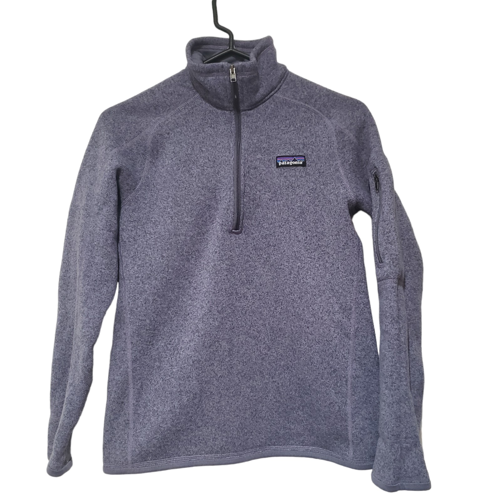 Patagonia Women's Pullover 1/4 Zip Better Sweater in Lupine purple size M