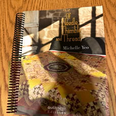 Of Needle, Thimble and Thread by Michelle Yeo W/3 pattern Inserts A,C,E