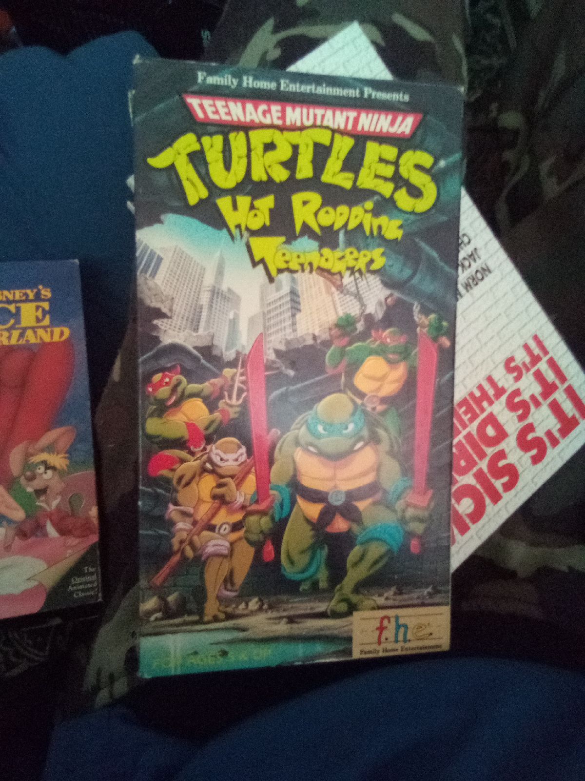TMNT hot rodding teenagers vhs