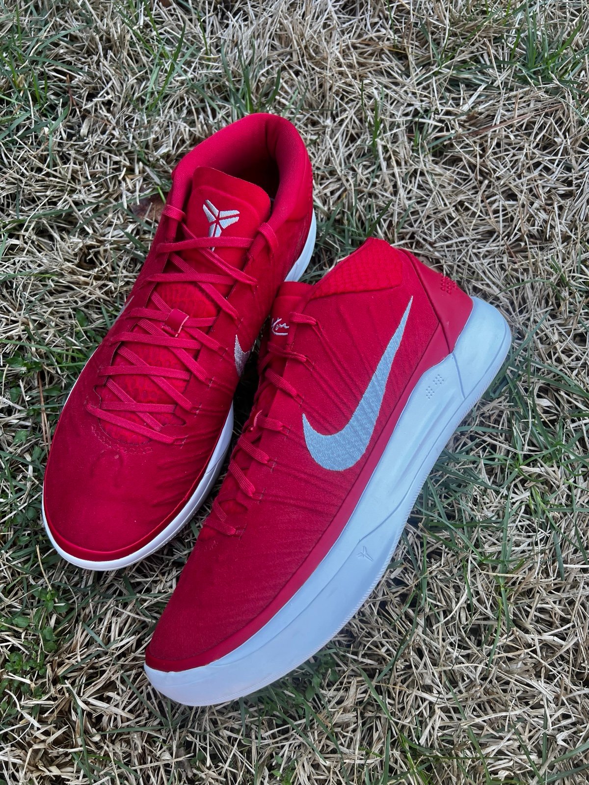 CLEAN Nike Kobe A.D. Mid TB Red size 13 Mens Basketball shoes