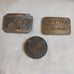 3 Vintage Belt Buckles