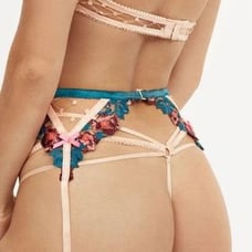 Sunset For Love & Lemons Garter Belt L
