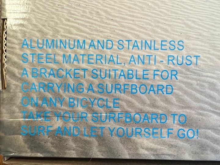 Surfboard shops Mounting Bracket for Bicycle