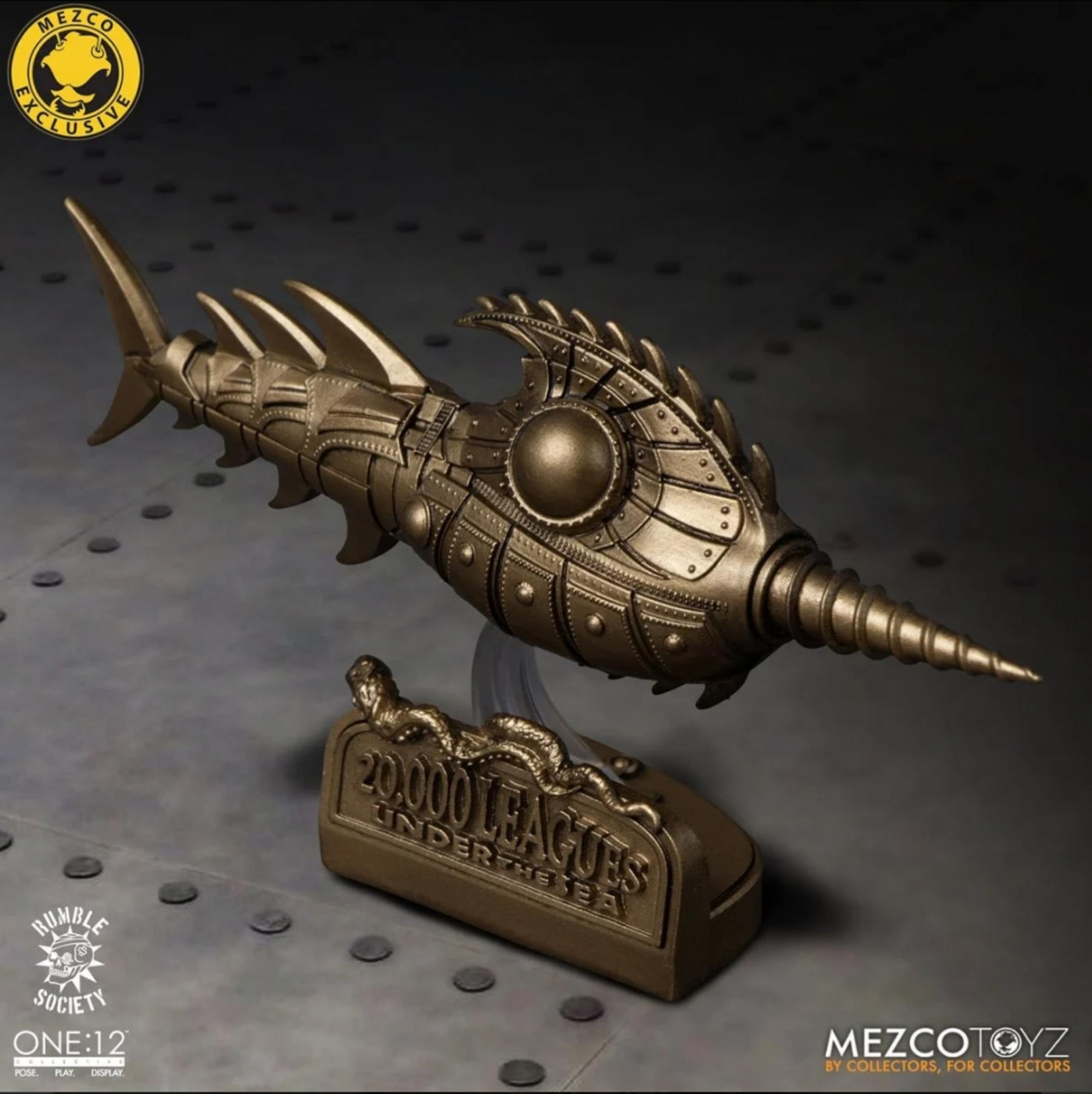 Nautilus polystone statue.
