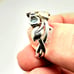 Barbara Bixby Womens Ring Sterling Silver 18K Gold Blue Topaz Vine Band Size 9