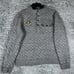 Faherty Sweater Medium Gray NBA ALL Star Game Epic Quilted Fleece Pullover Mens