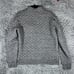 Faherty Sweater Medium Gray NBA ALL Star Game Epic Quilted Fleece Pullover Mens