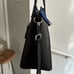 NEW Calvin Klein Colorblock Purse Blue Black Leather Shoulder Bag City Chic