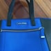 NEW Calvin Klein Colorblock Purse Blue Black Leather Shoulder Bag City Chic
