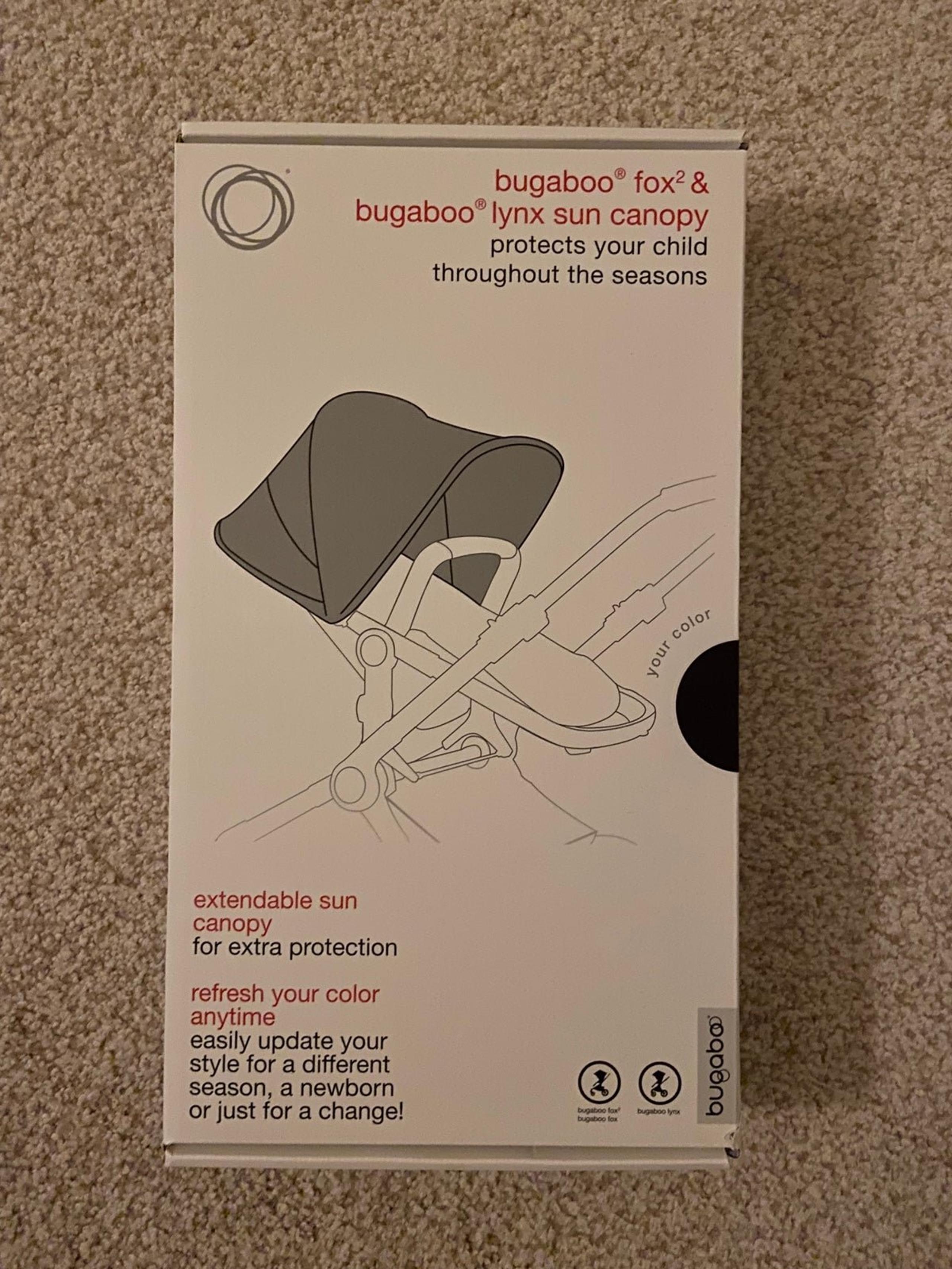 Bugaboo Fox/Bugaboo Lynx Sun Canopy Black color