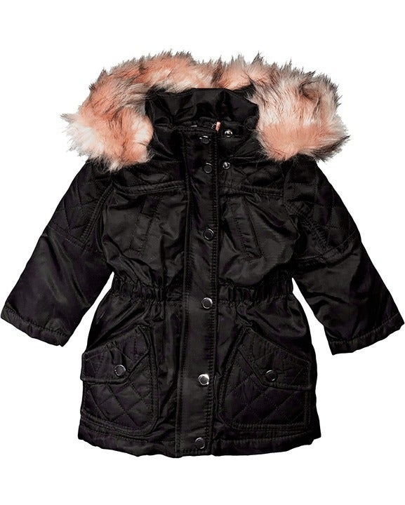 URBAN REPUBLIC Girls' Jacket Black Toddler Size 24M