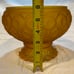 Vintage L. E. SMITH Satin Amber MOON & STARS Glass Hurricane Lamp Shade