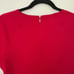 Draper James dress red Jacquard Raglan Fit and Flair Dress Lipstick size 6