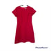 Draper James dress red Jacquard Raglan Fit and Flair Dress Lipstick size 6