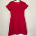 Draper James dress red Jacquard Raglan Fit and Flair Dress Lipstick size 6