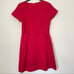 Draper James dress red Jacquard Raglan Fit and Flair Dress Lipstick size 6