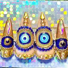 Evil Eye Bling Press on nails