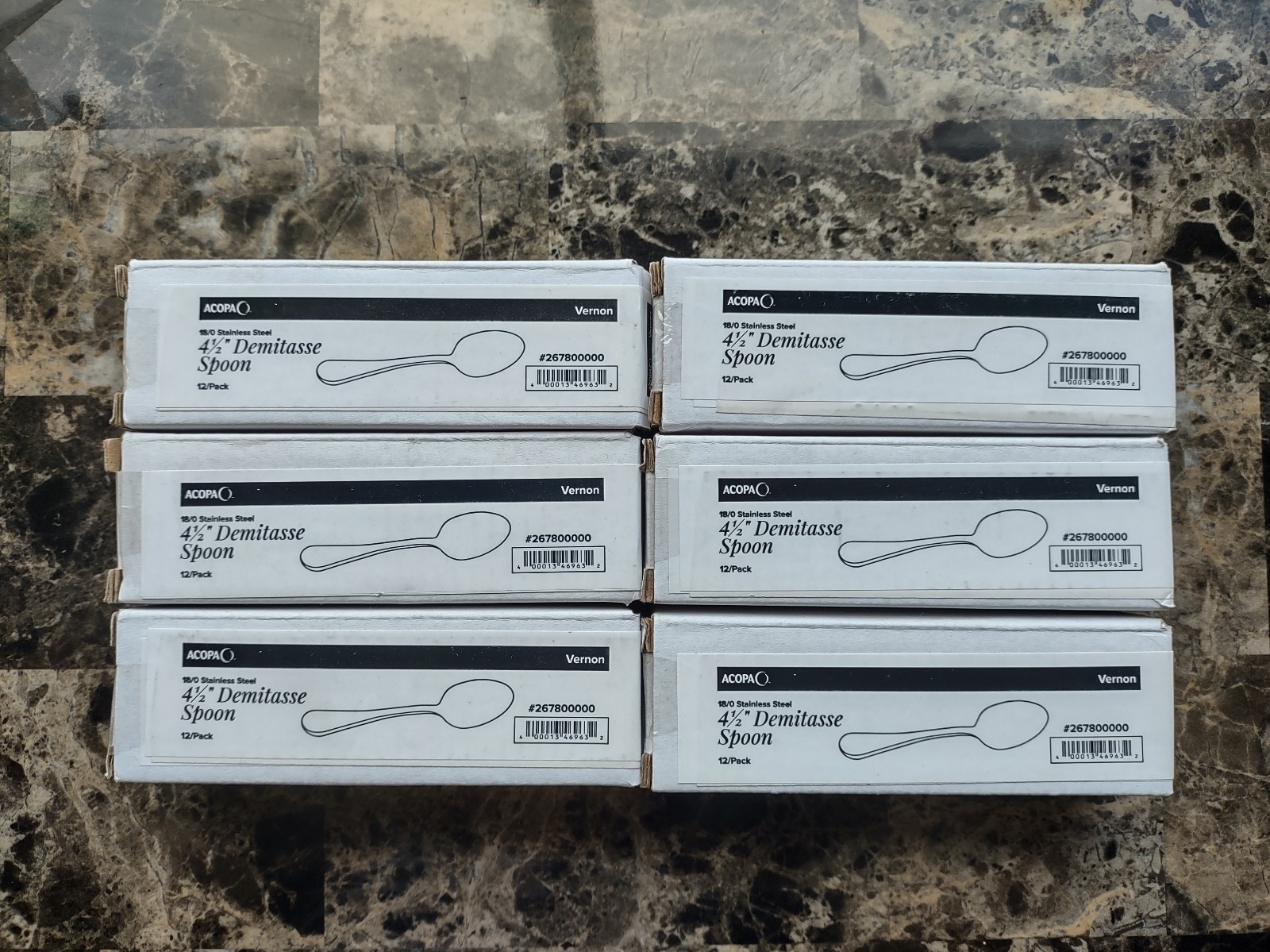 Stainless Steel 18/0 Demitasse/Espresso Spoons