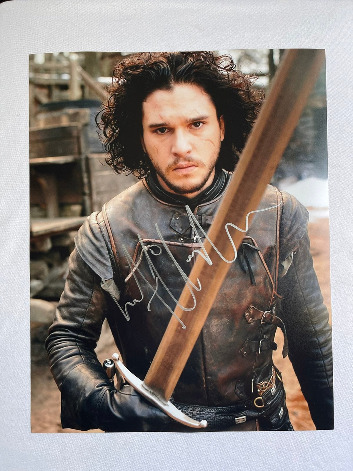 Kit Harrington signed 11X14 game of thro