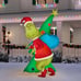 9 ft. Giant-Sized LED Grinch Scene AirBlown Inflatable