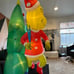 9 ft. Giant-Sized LED Grinch Scene AirBlown Inflatable