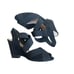Tory Burch Debbie Wedge Sandal Black Suede