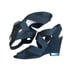 Tory Burch Debbie Wedge Sandal Black Suede