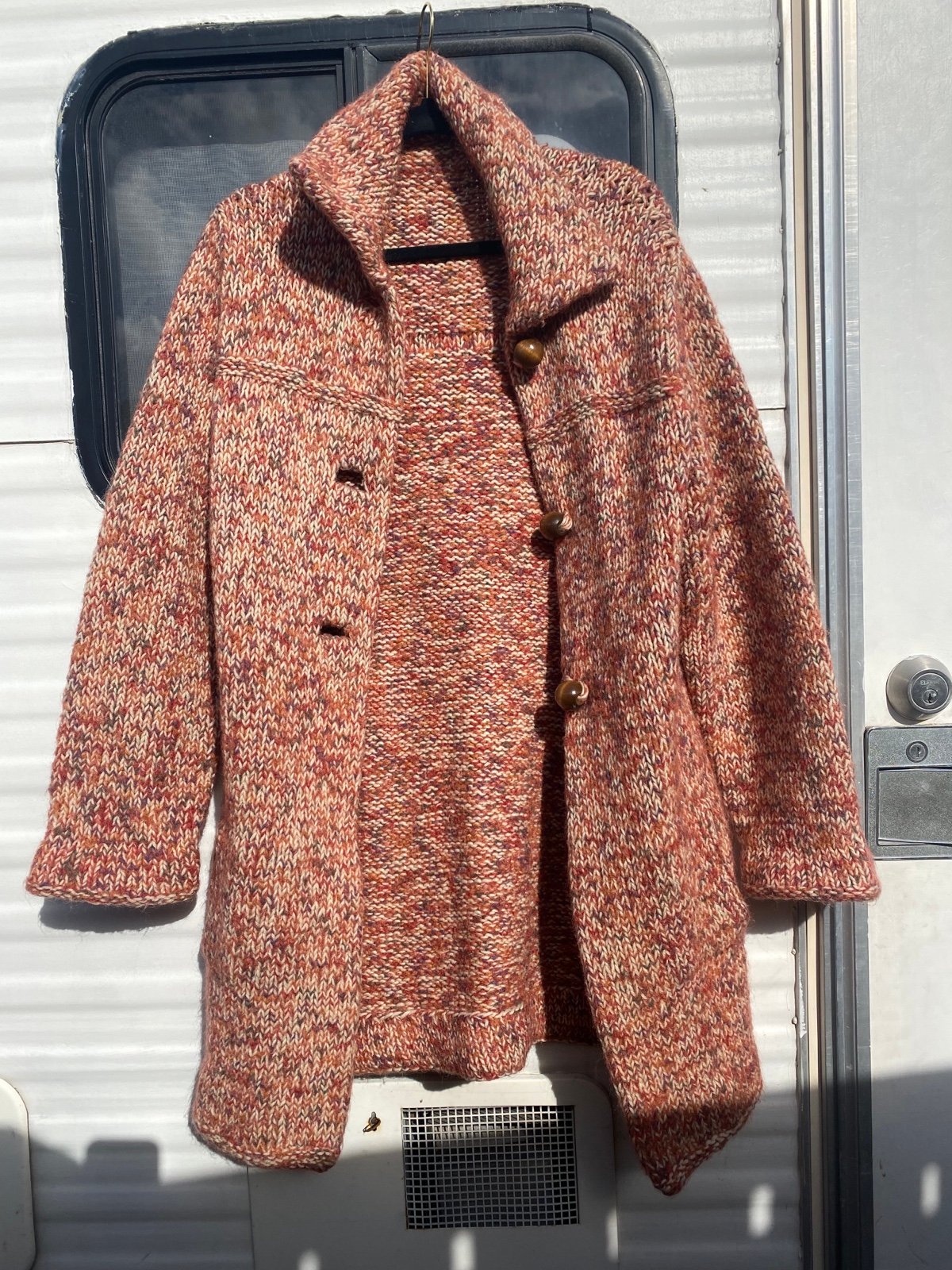 Handmade Knit Cardigan Sweater