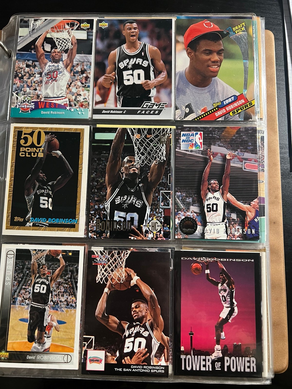 David Robinson Card Lot