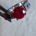 3000 Valentines Love Red 2 Ct Round Cut